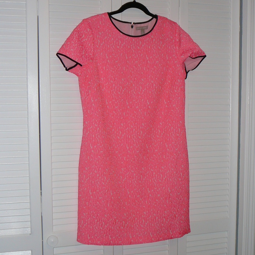 Hot (Neon) Pink Banana Republic Sheath Dress